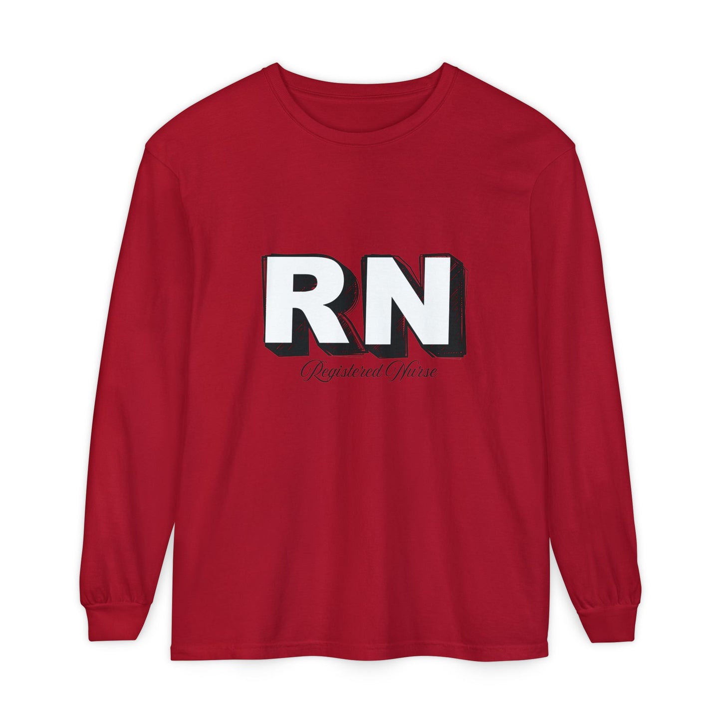 Registered Nurse Long Sleeve T-Shirt, Nursing Gift, Healthcare Apparel, Medical Uniform, Caregiver Tees