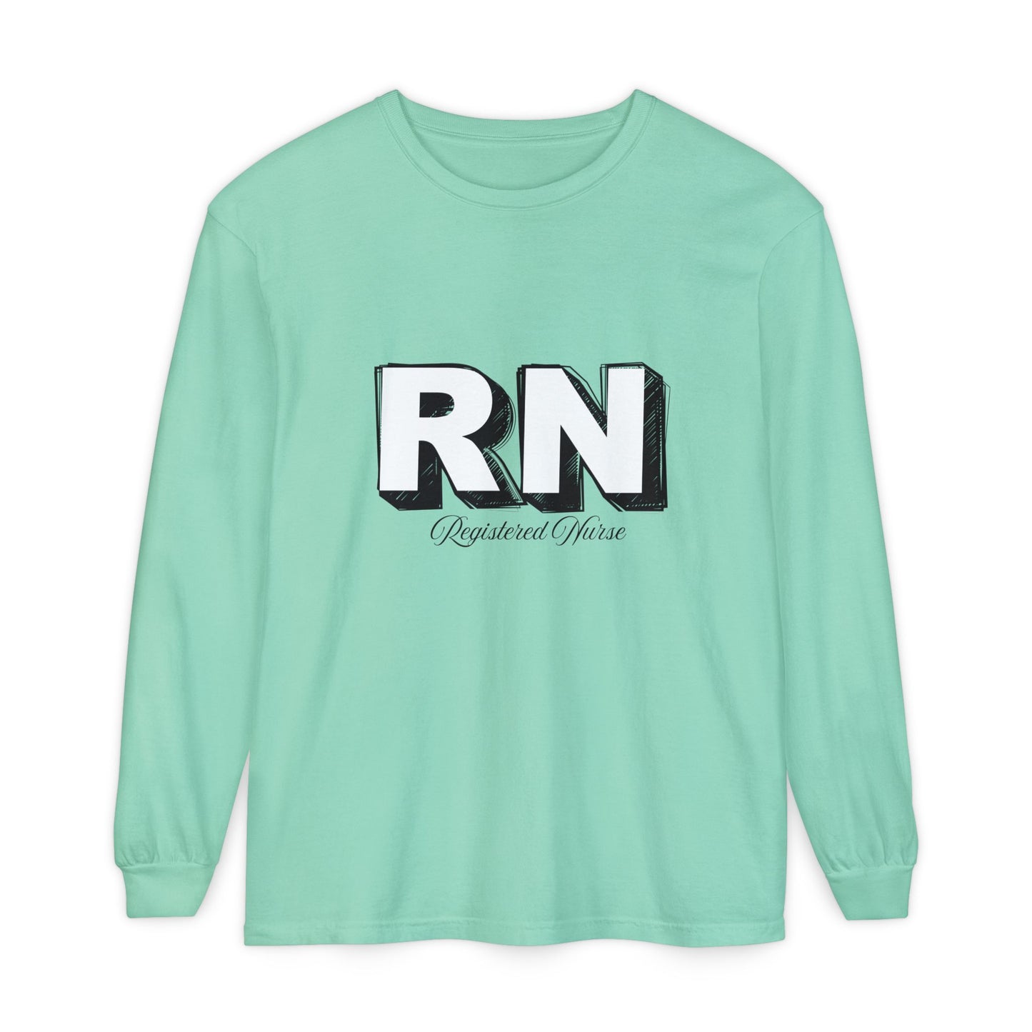 Registered Nurse Long Sleeve T-Shirt, Nursing Gift, Healthcare Apparel, Medical Uniform, Caregiver Tees