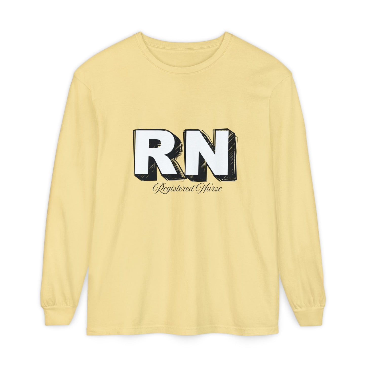 Registered Nurse Long Sleeve T-Shirt, Nursing Gift, Healthcare Apparel, Medical Uniform, Caregiver Tees