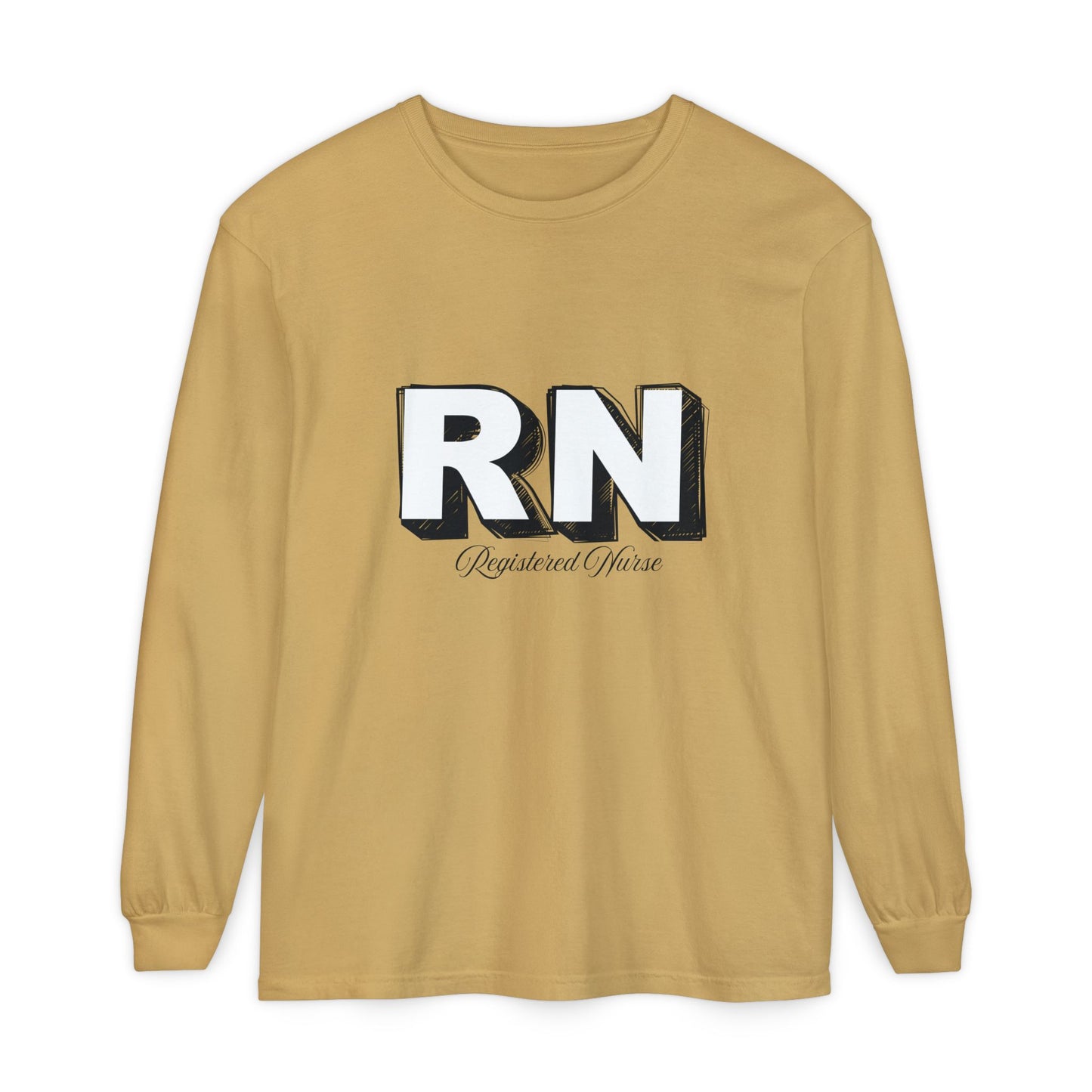 Registered Nurse Long Sleeve T-Shirt, Nursing Gift, Healthcare Apparel, Medical Uniform, Caregiver Tees