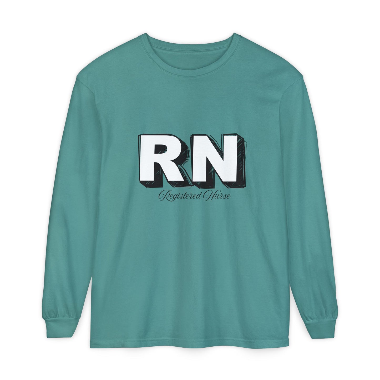 Registered Nurse Long Sleeve T-Shirt, Nursing Gift, Healthcare Apparel, Medical Uniform, Caregiver Tees