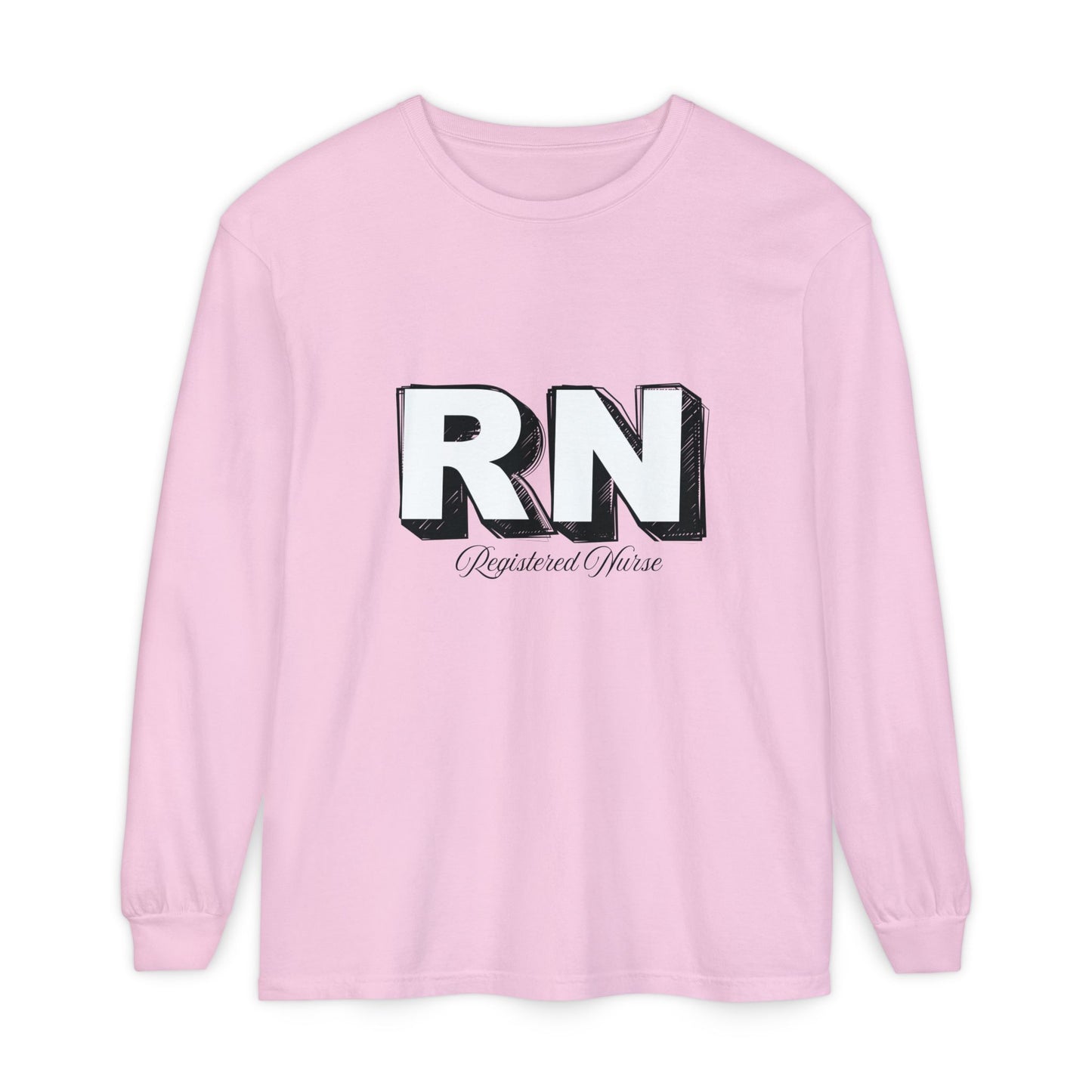 Registered Nurse Long Sleeve T-Shirt, Nursing Gift, Healthcare Apparel, Medical Uniform, Caregiver Tees