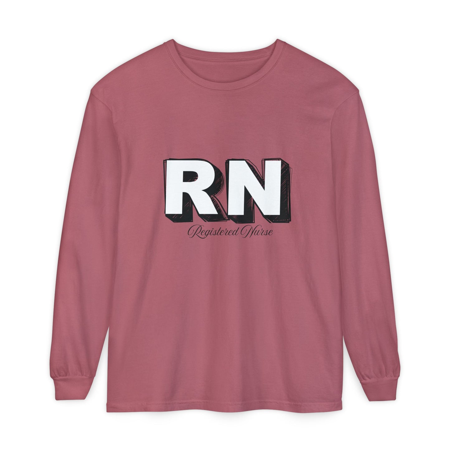 Registered Nurse Long Sleeve T-Shirt, Nursing Gift, Healthcare Apparel, Medical Uniform, Caregiver Tees